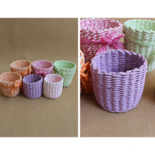 (BC-RB1013) Mini Good-Looking Paper Rope Basket